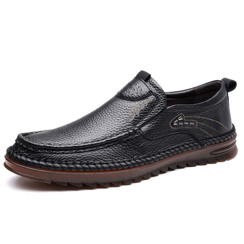 Men's First Layer Cowhide Driving Shoes